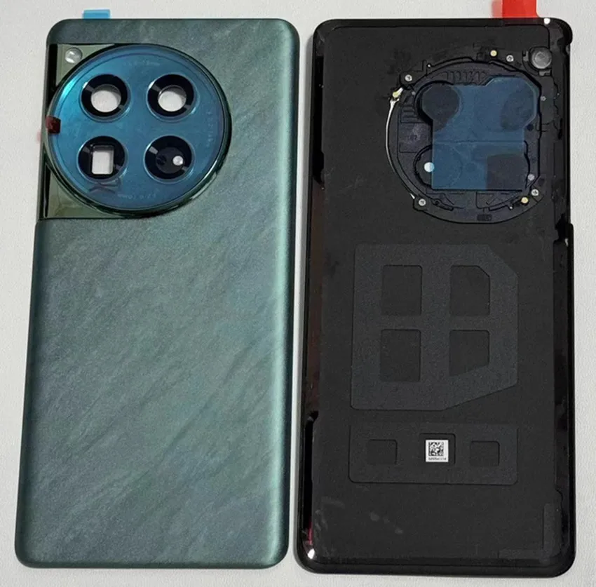 Фото Новая оригинальная стеклянная задняя крышка корпуса для OnePlus 12, дверца батарейного отсека, задняя панель, чехол, замена клейкой ленты для объектива камеры №3