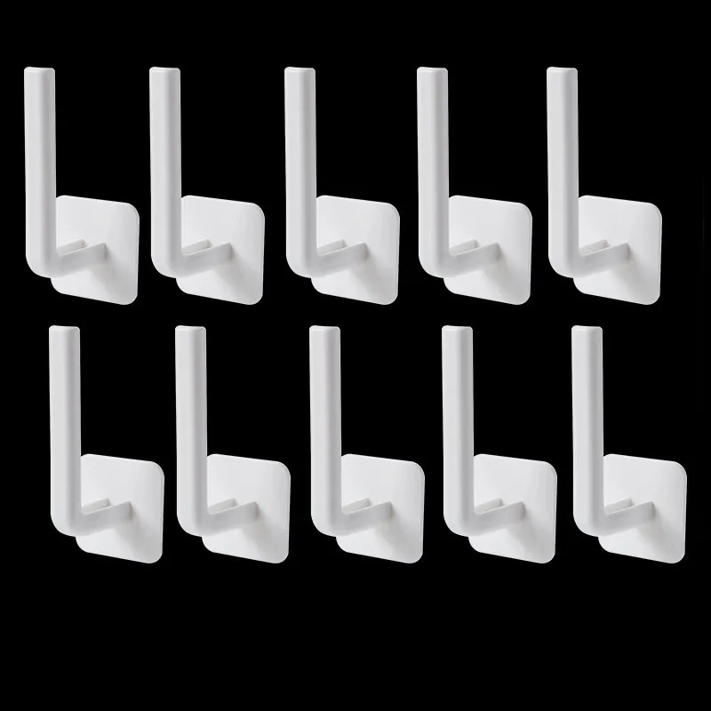 

Punch-free Hook Seamless Strong Viscose Bathroom Kitchen Wall Hook Multifunctional Door Hook