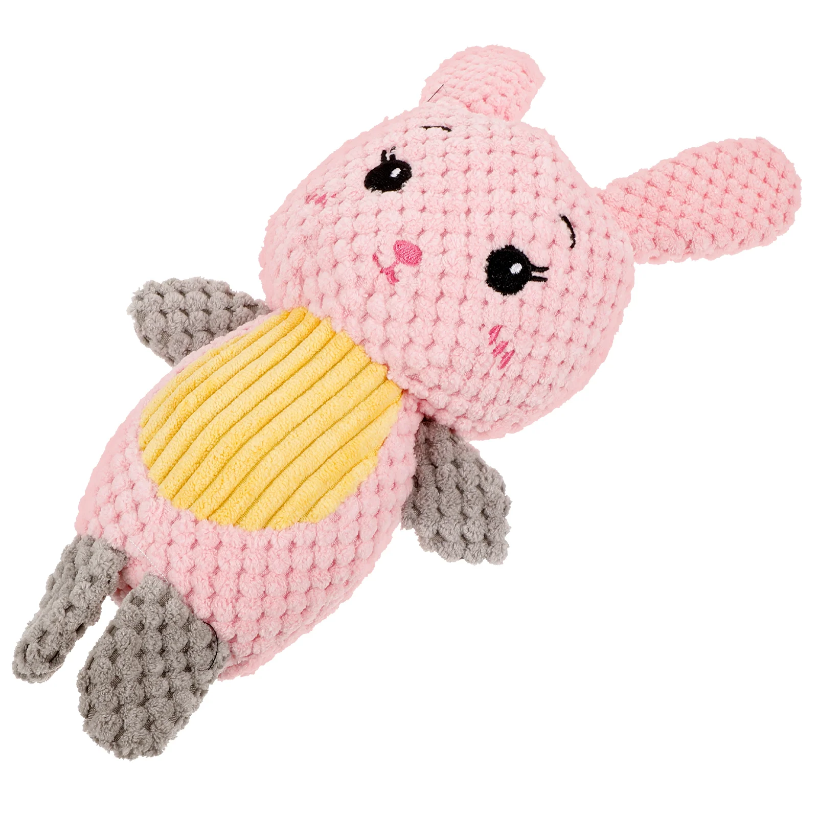 Мягкая игрушка для собак в форме кролика плюшевая кусания интерактивная прочная