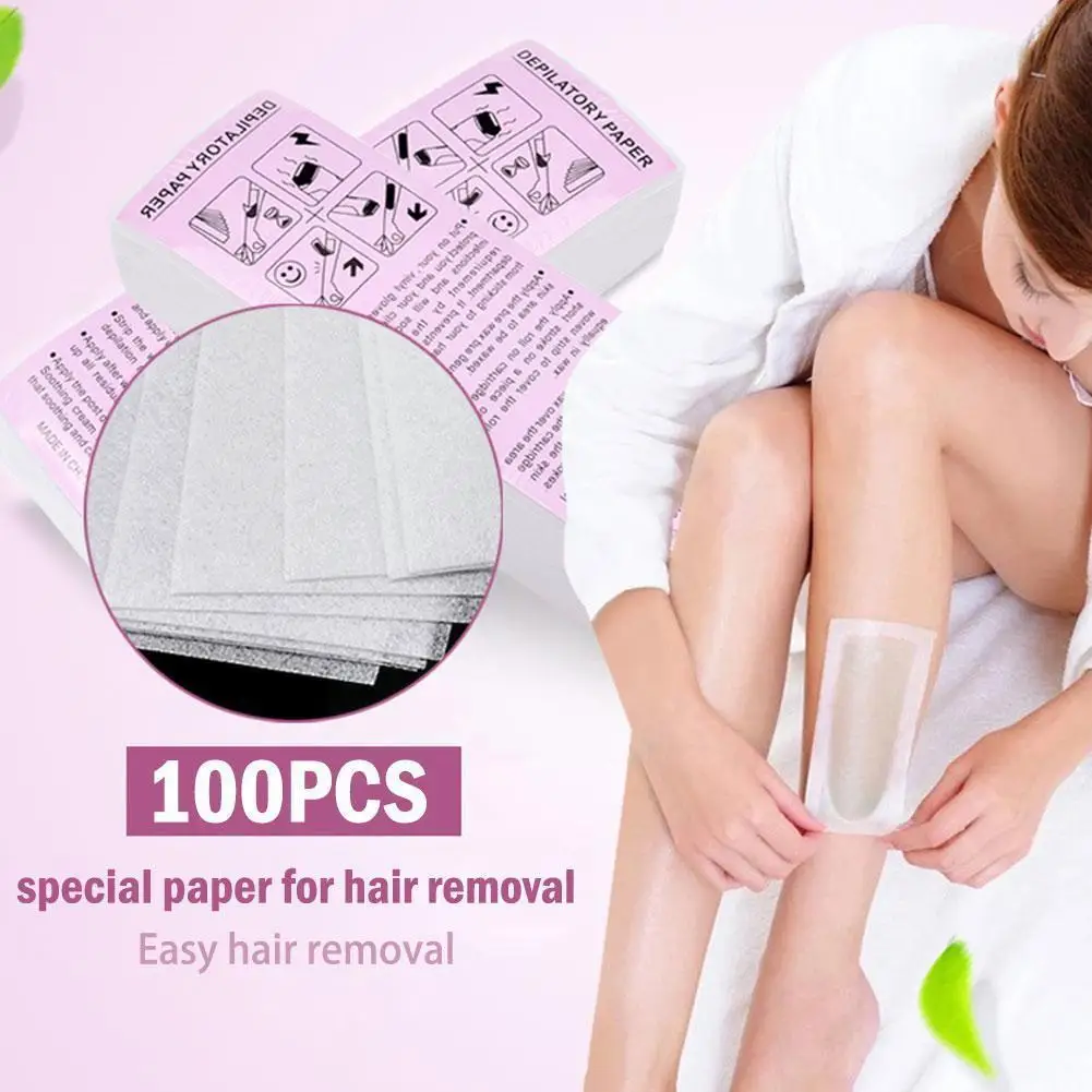 

Wax Paper Professional Hair Removal Waxing Strips Non-woven Fabric Waxing Papers Depilatory Beauty Tool For Leg Hairs Remov Z2a0