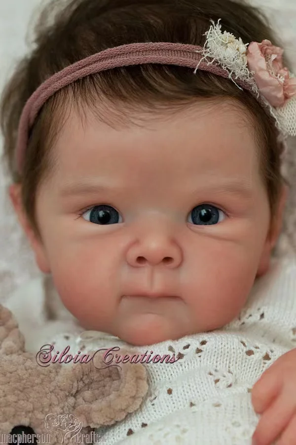 19inch Reborn Baby Kit Bettie New Mold Fresh Color Lifelike Reborn Unpainted Kit With COA