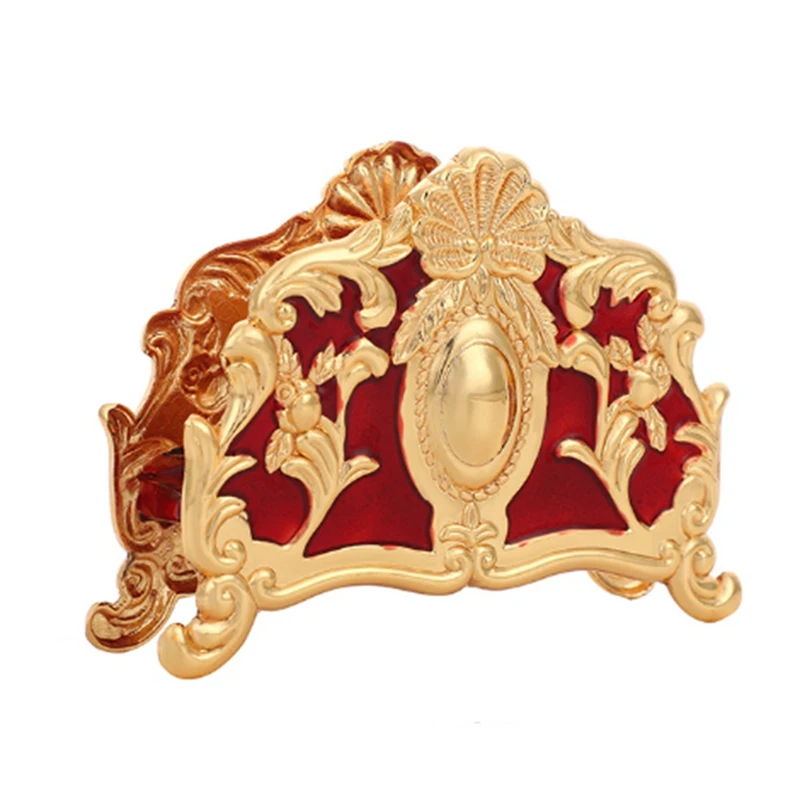 

Новинка-креативный Настольный держатель для салфеток в европейском стиле держатель для салфеток металлическое художественное ремесло укр...