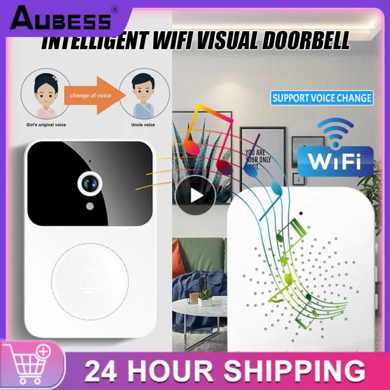 

800mah Video Door Bell With Camera Wireless Wifi Doorbell Night 1080p Smart Doorbell Waterproof Long Life