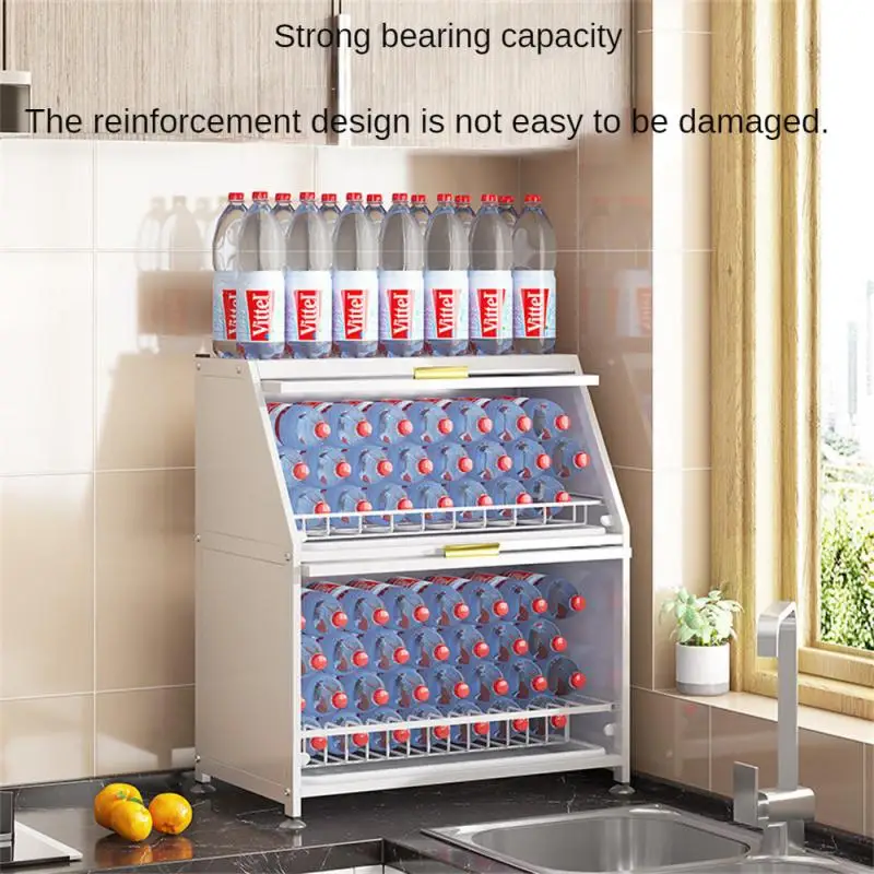 

Multi Layer Seasoning Cabinet Installation Free With Cabinet Door Seasoning Storage Cabinet Kitchen Storage Supplies