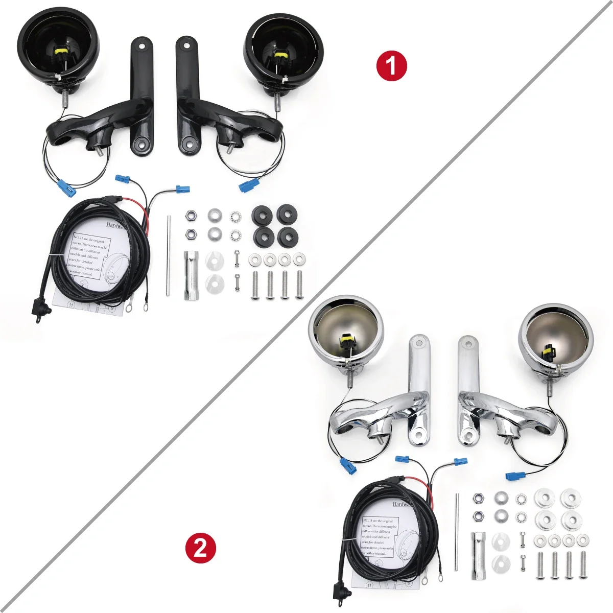 Для harley вспомогательная фонарь противотуманная лампа корпус кронштейн уличная