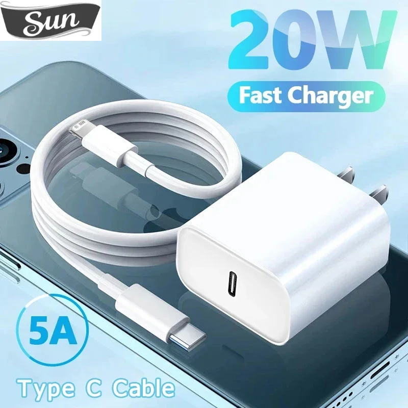 Зарядное устройство USB Type-C для iPhone 14 12 11 13 Por Max Mini X XS 7 8 Plus