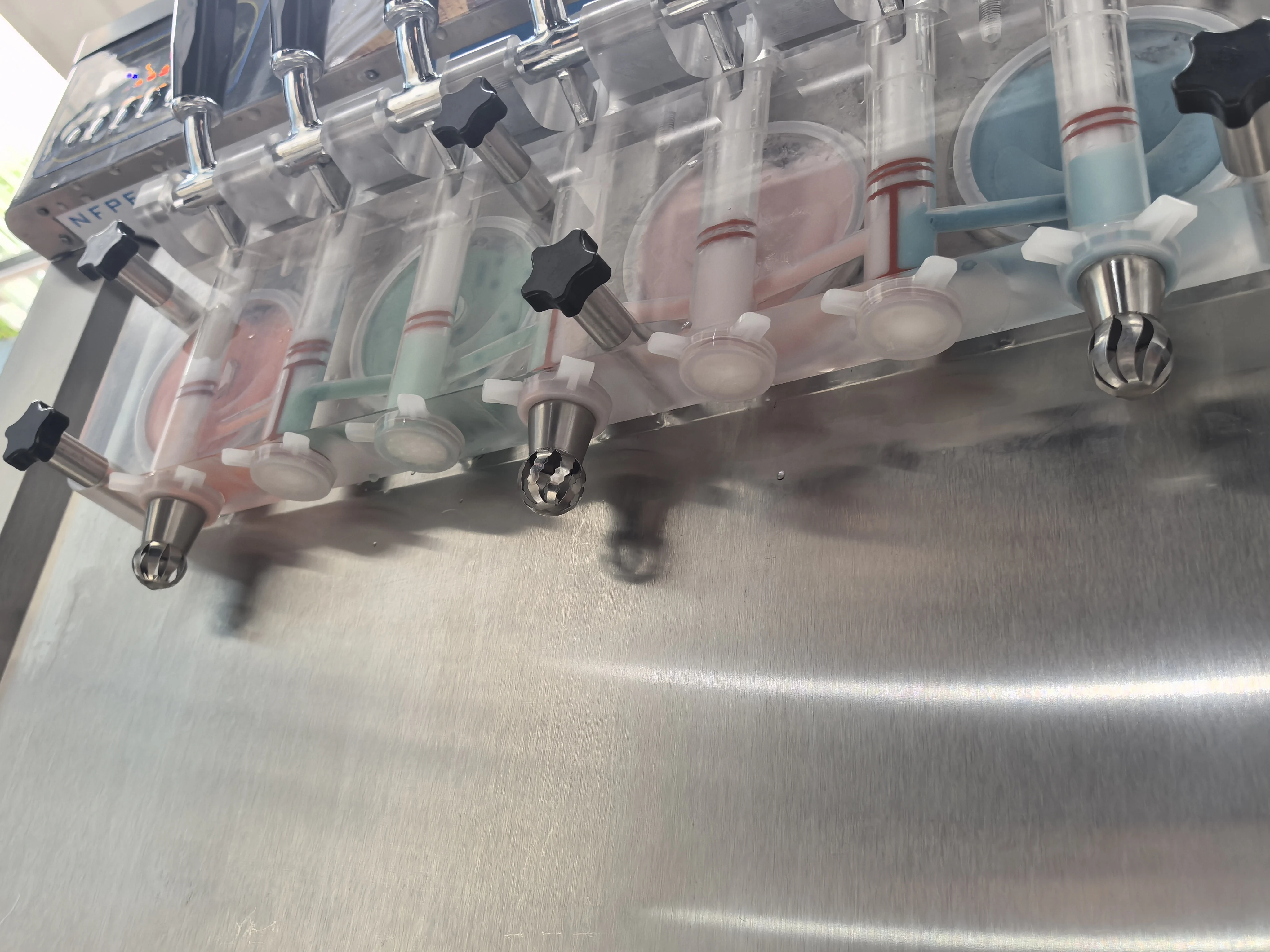 7 ароматов заводская цена аппарат для приготовления мороженого с одним