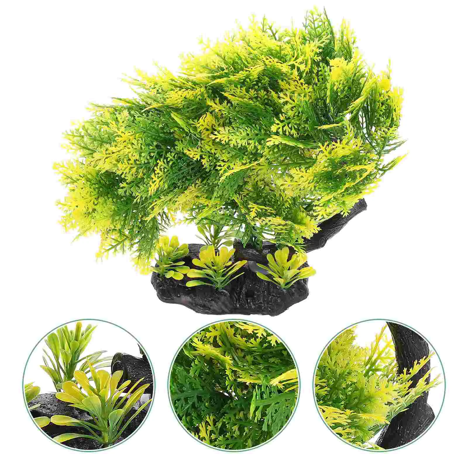 

Delicate Aquarium Imitated Decorative Aquarium Tree Pine Tree Decor Pine Tree Model Model Tree for Aquarium Decor Fish Tank Home