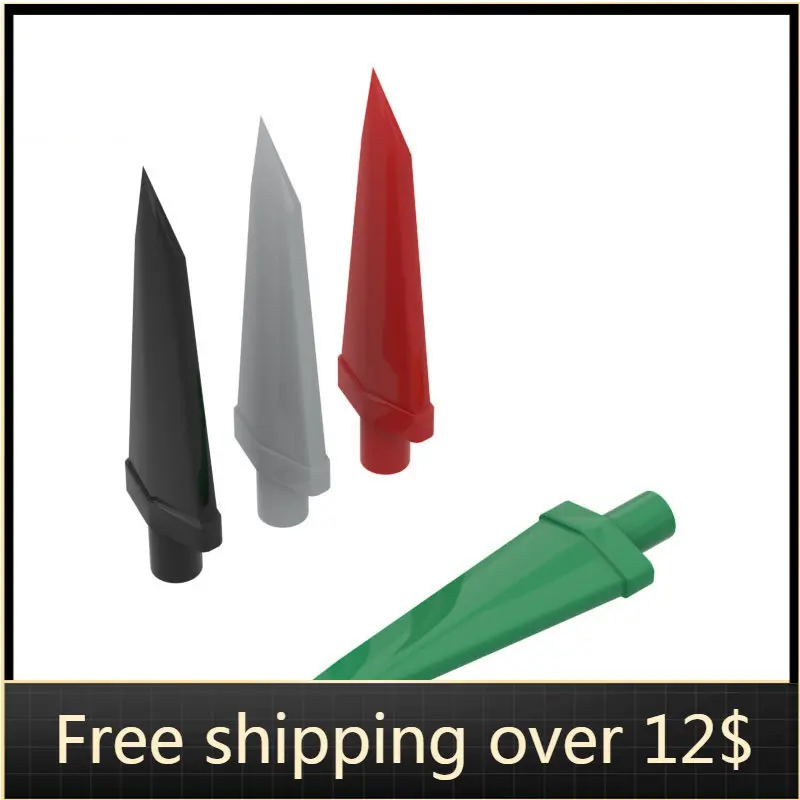 

10Pcs MOC Parts 64727 Weapon Spike Flexible 3.5L Compatible Bricks DIY Assmble Building Block Particle Kid Puzzle Brain Toy Gift