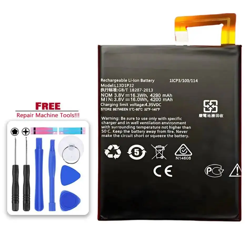 Фото Аккумулятор L13D1P32 4290 мАч для Lenovo Tab S8 S8-50 S8-50L S8-50LC S8-50F Tab 2 A8-50 A5500 A8-50F A8-50LC TAB3 8 TB3-850F TB3-850M №2