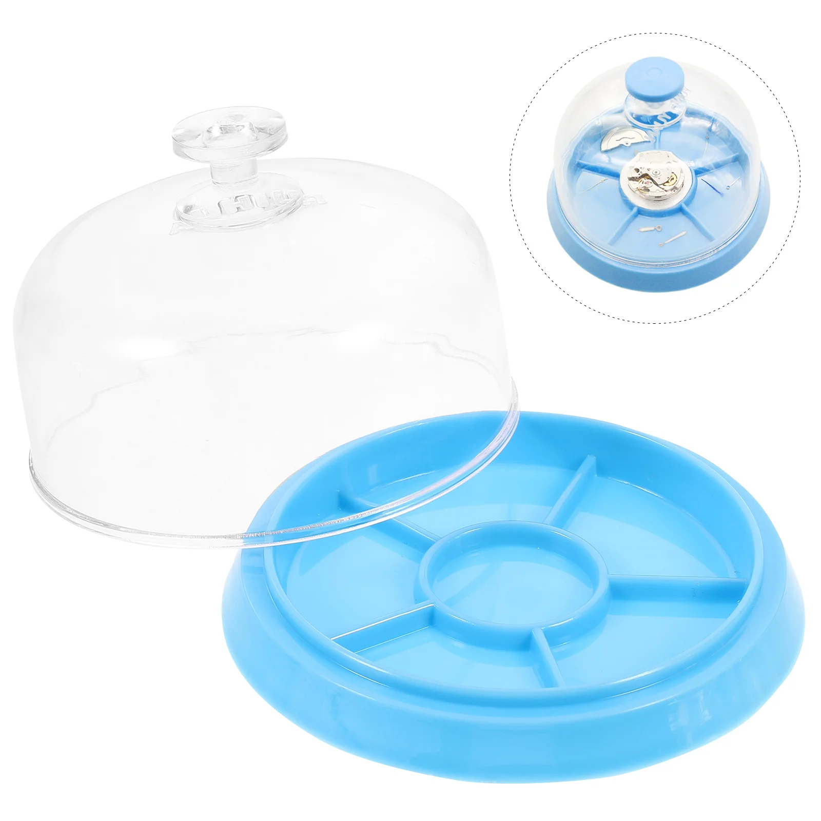 

Watch Parts Movement Tray Repair Cover Tool Storage Tools Holder Box Accessories Kits Organizer Watchmaker Jewelers Kit Forstrap