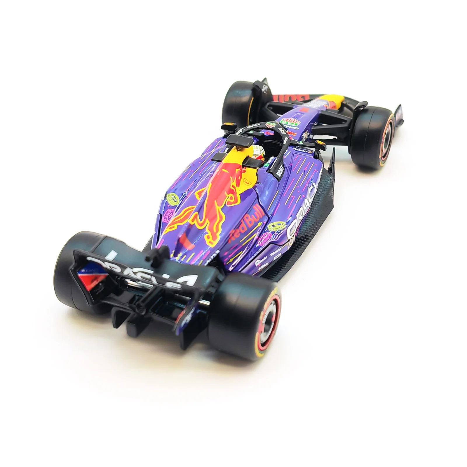 Bburago 1/18 F1 Red Bull Racing RB19 Las Vegas Livery AMR23 2023 литая под давлением модель автомобиля из