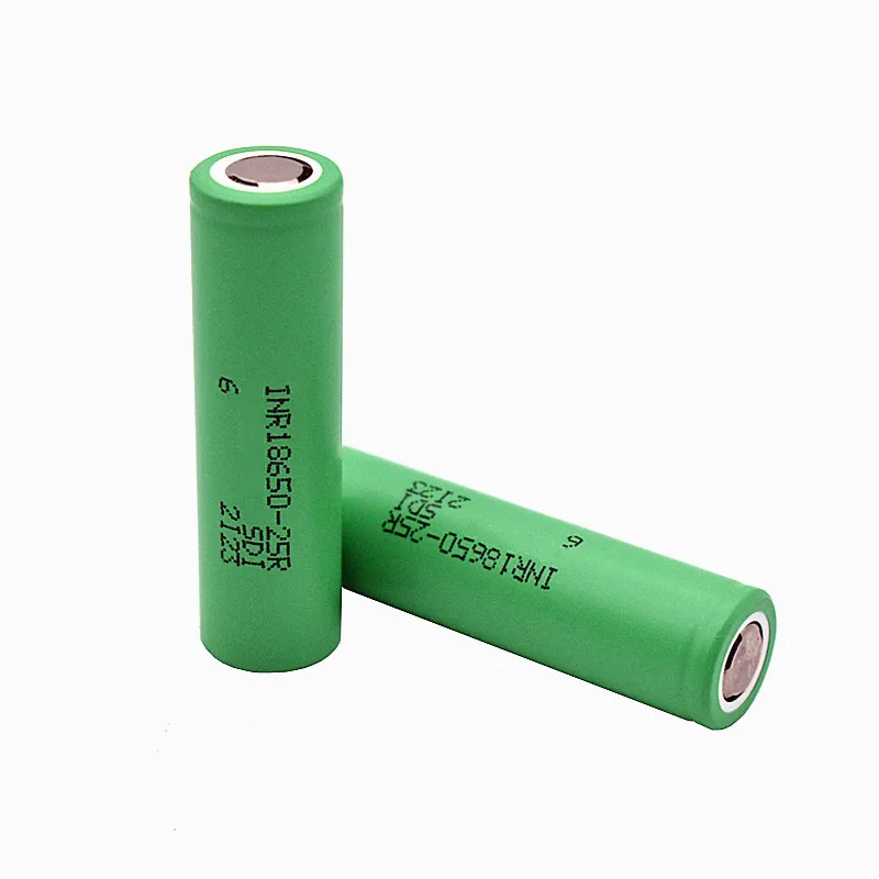 100% Original INR18650 25R 1865 2500Mah 3.7V 18650 Batterij Lithium Oplaadbare Batterijen Hoge Stroom Ontlading 20A Power Cell |