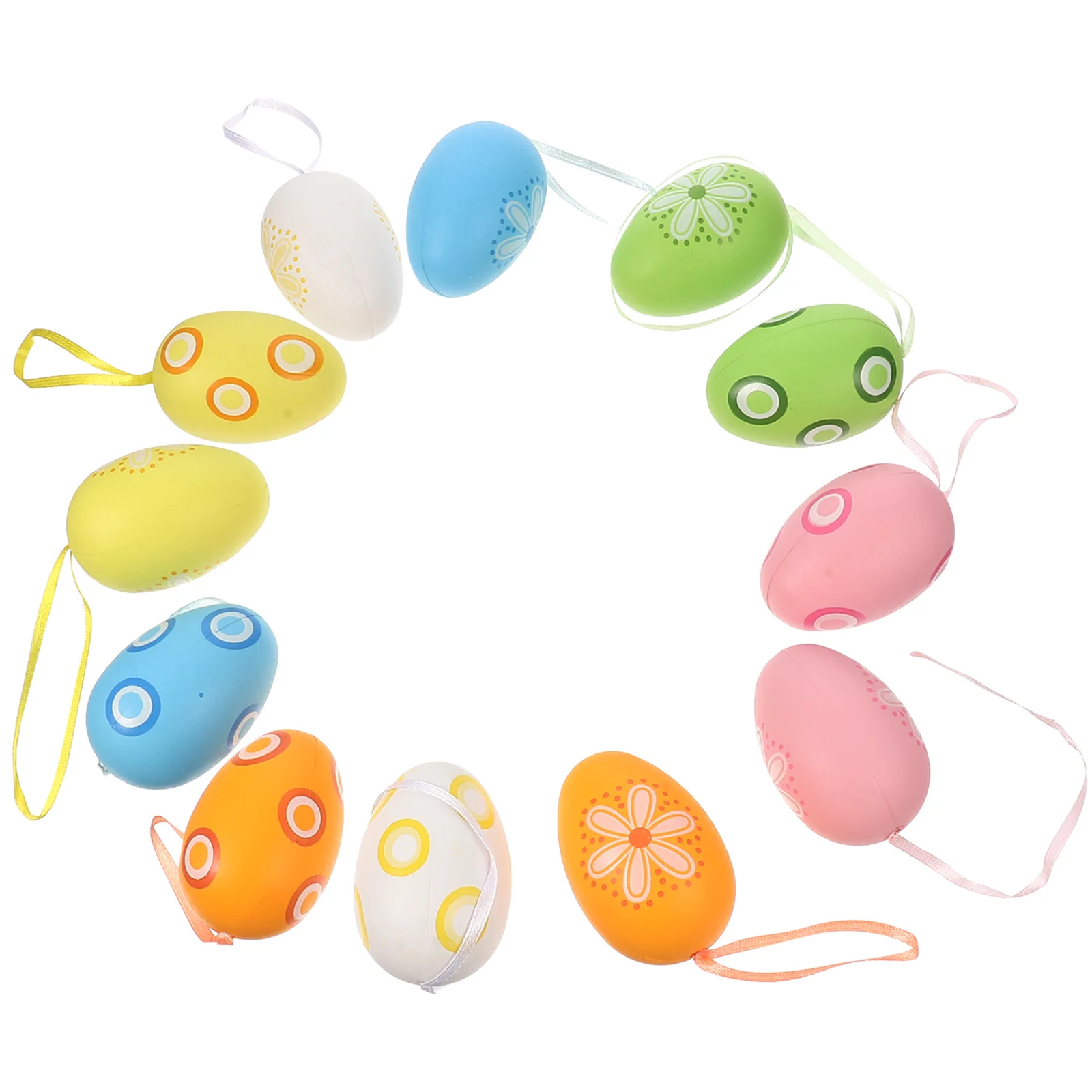 

Easter Egg Tree Decorations Eggs Ornaments Hanging Decoration Party Stuffer Basket Pendant Decor Garland Branches Picks Flower