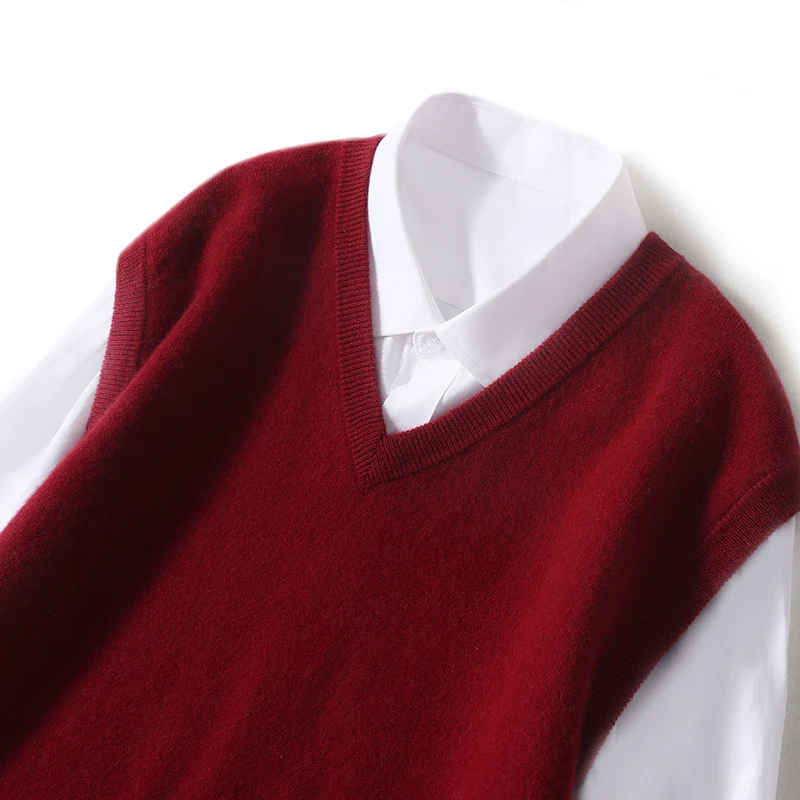 Вязаный мужской базовый свитер из 100% мериносовой шерсти однотонный пуловер без