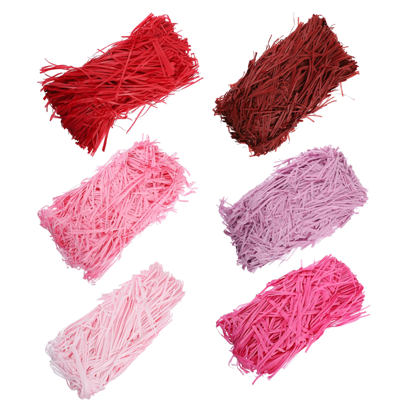 

6 Packs Raffia Paper Gift Box Filling Material Candy Box Decor Filament Paper