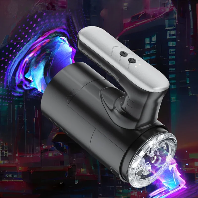 Мужская чашка для мастурбации Leten с ручным управлением реалистичный 3D