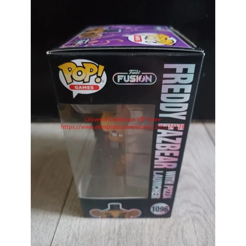 Фото Официальная коллекционная фигурка Funko Pop Games Fusion №1096 Фредди Фазбер с пусковой установкой для пиццы, настольное украшение, подарок №3