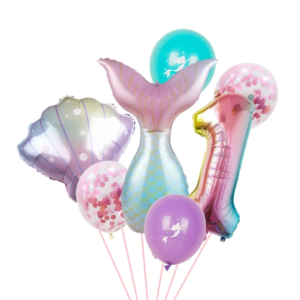 

Воздушные шары русалка MINISO