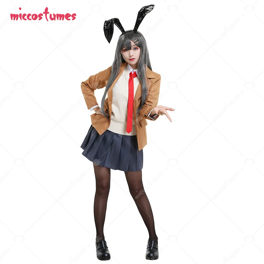 

Women's Bunny Girl Senpaii School Uniform Cosplay Costume Skirt
