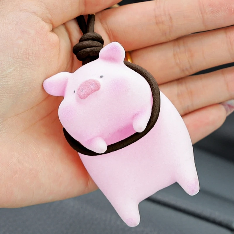 Качели Свинья Автомобиль Кулон Аксессуары для интерьера Забавные подарки