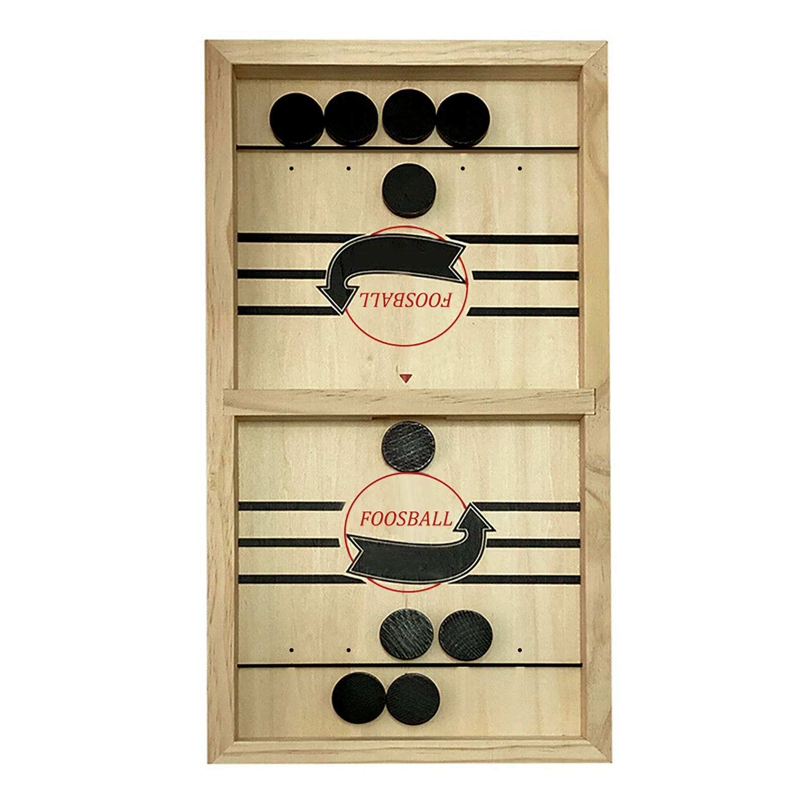 

Board Games Toys For Kids 2 Players Wooden Portable Birthday Gift Adults Catapult Chess Funny Fast Sling Puck Desktop Hockey