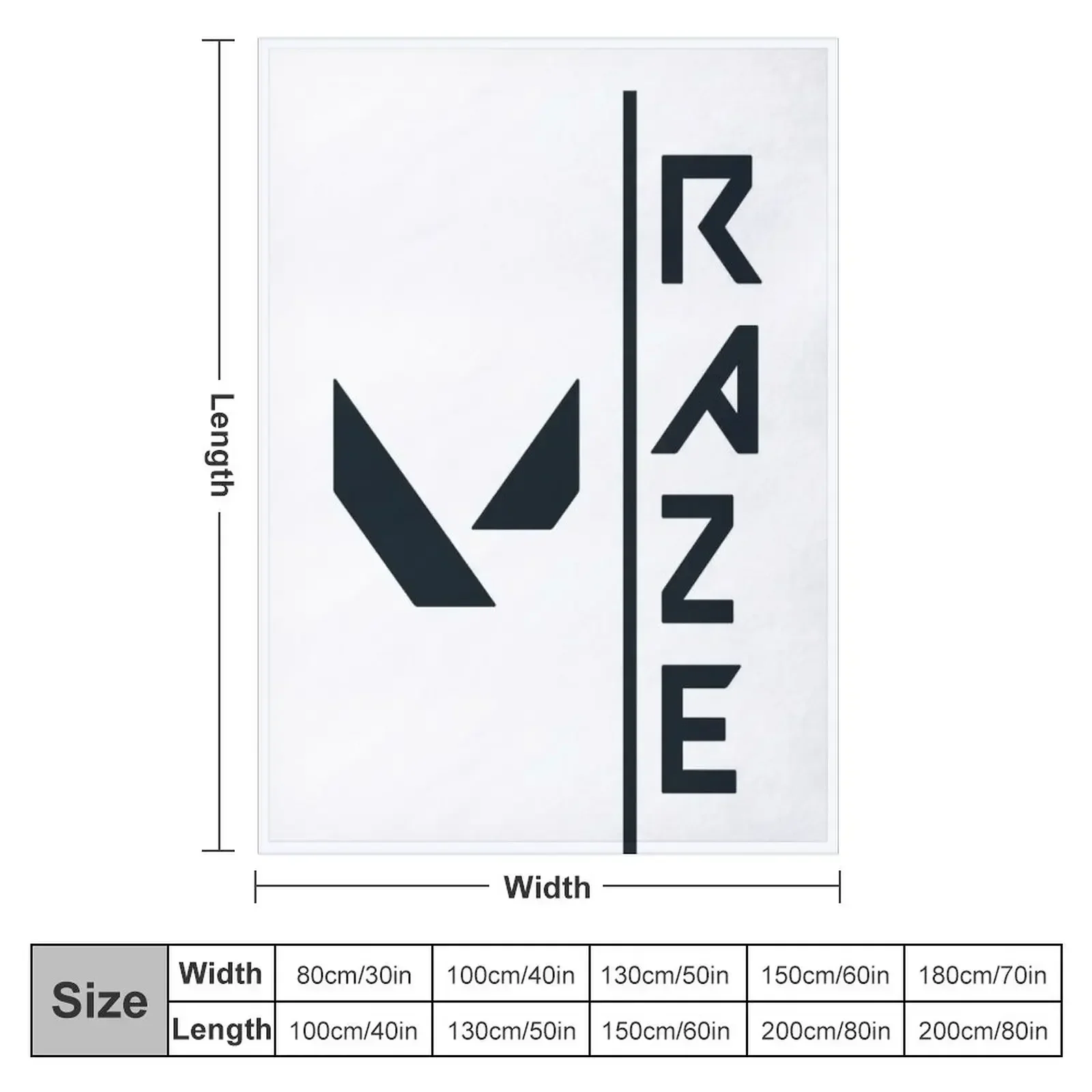 Одеяло Valorants Raze дорожные одеяла для пикника