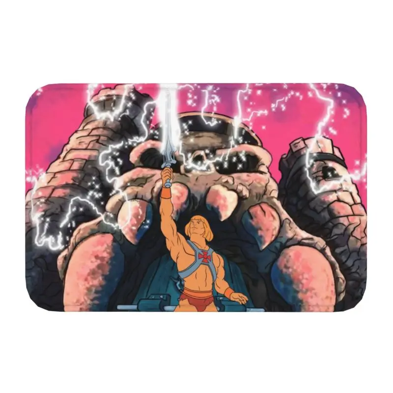 Персонализированный Придверный коврик He-Man с трансформацией нескользящий