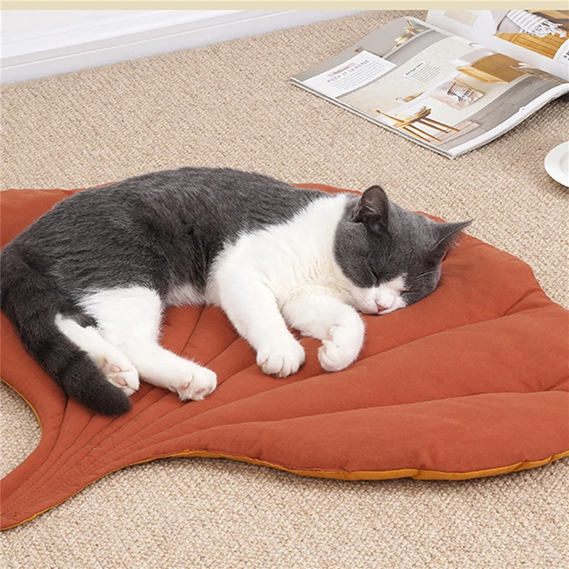 

Mattress Machine Cats Pad Large Dogs Medium For Small Soft Mat Dog Pad, Leaf And Crate Shape Bed Soft Washable Kennel