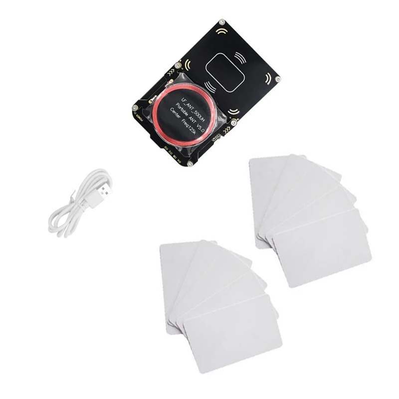 

1Set Black RFID Duplicator NFC Writer Proxmark3 Access Control Card Reader USB Set Ic/Id Tag Clone Writer