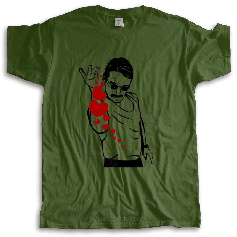 Мужская футболка Hearts Turkish Salt Chef Saltbae Nusret Steak Chop унисекс крутые топы для подростков