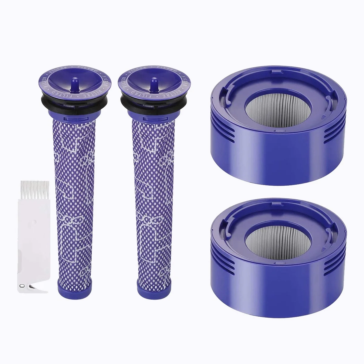 Сменный фильтр для пылесоса подходит Dyson V7 V8 Post Motor Filter и Pre HEPA Набор сменных