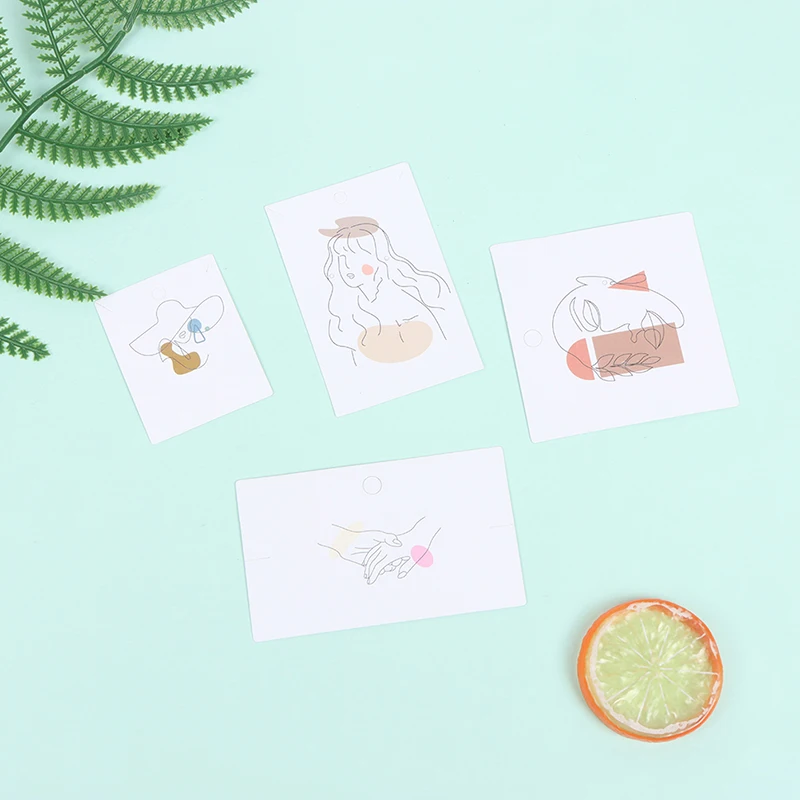 50 шт. картонная бирка для упаковки украшений |