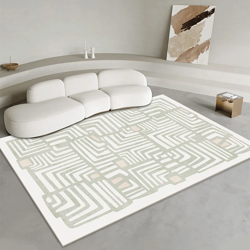 

Скандинавские минималистичные ковры Ins для гостиной, большой коврик для отдыха, мягкие пушистые коврики для спальни, удобное искусство