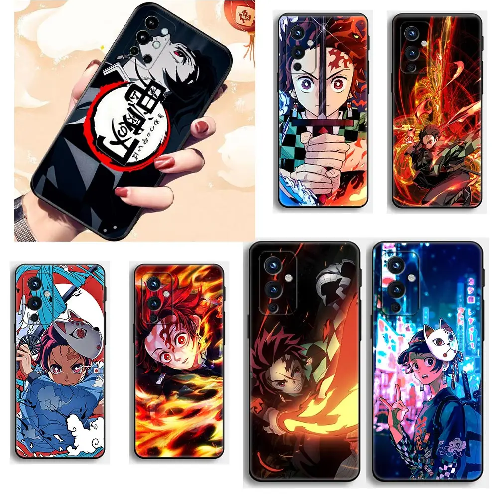 

Demon Slayer Anime Coques Fundas Phone Case for Oneplus 9 9R Z 7 7T 8 8T 9TR 10 Nord 2 CE N200 N100 N10 Pro 5G TPU Cases Capa