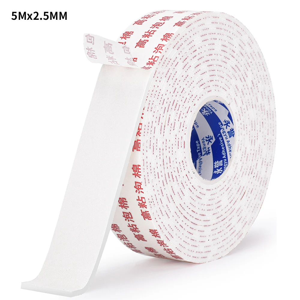 Белая прочная клейкая двусторонняя пенопластовая лента с фиксированной стеной, водонепроницаемое уплотнение для окон, установка против столкновений, рекламный щит, домашний офис книга для записей а4 160л кл домашний офис 7бц глянц лам офсет