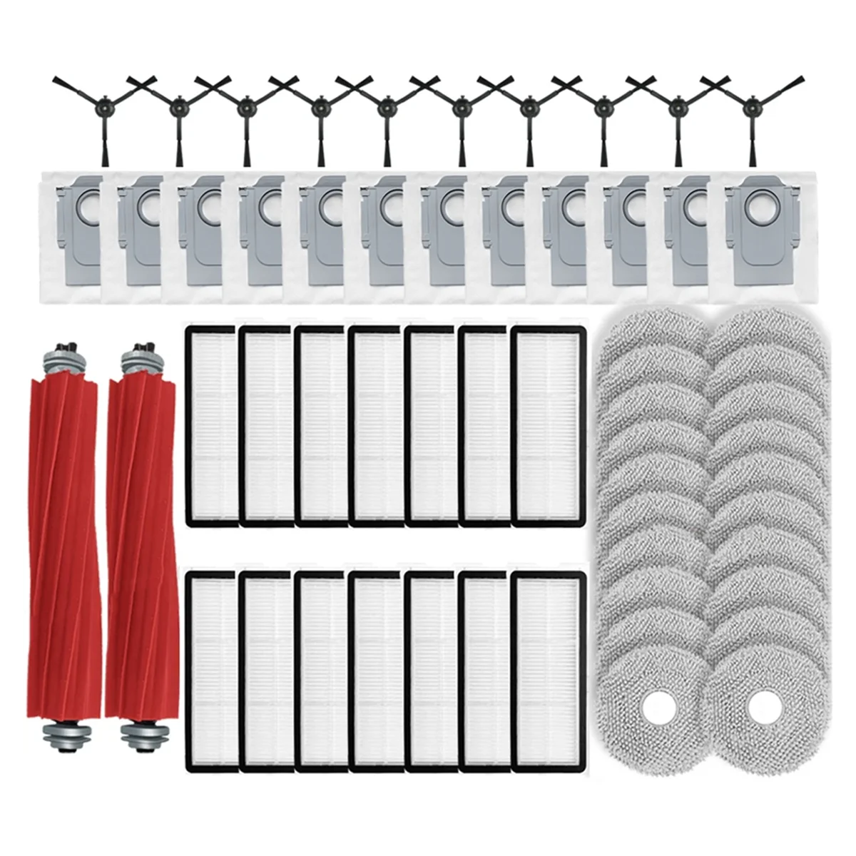 Для Roborock Qrevo S Pro MaxV Детали робота-пылесоса Основная боковая щетка Hepa-фильтр Швабра