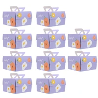 10pcs cake boxes paper dessert boxes cake package boxes for bakery party