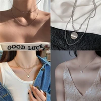 korean new ins girl choker necklace pendant