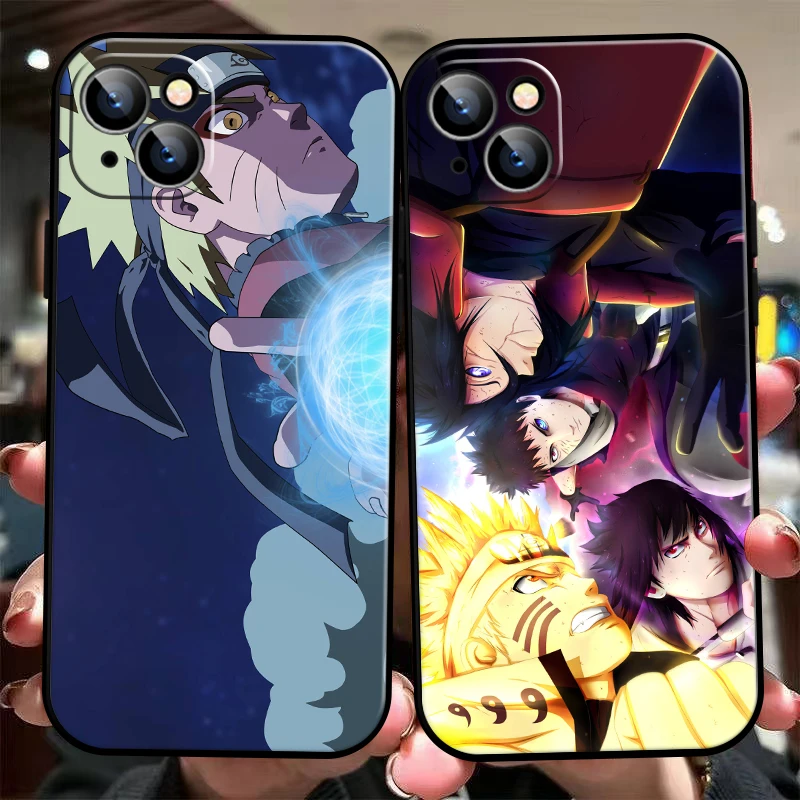 

Japan NARUTO Anime Phone Case For iPhone 11 13 12 Pro Max 12 13 Mini X XS XR MAX 5 6 7 8 Plus Carcasa Coque Silicone Cover Back