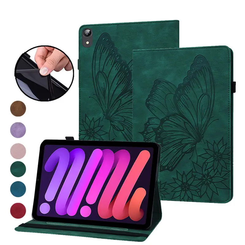 

Butterfly Embossed Case For iPad 10.9 2022 Air 5 4 3 2 Mini 6 Smart Cover 10.2 2021 2020 2019 Capa Pro 11 2018 9.7 2017 Funda