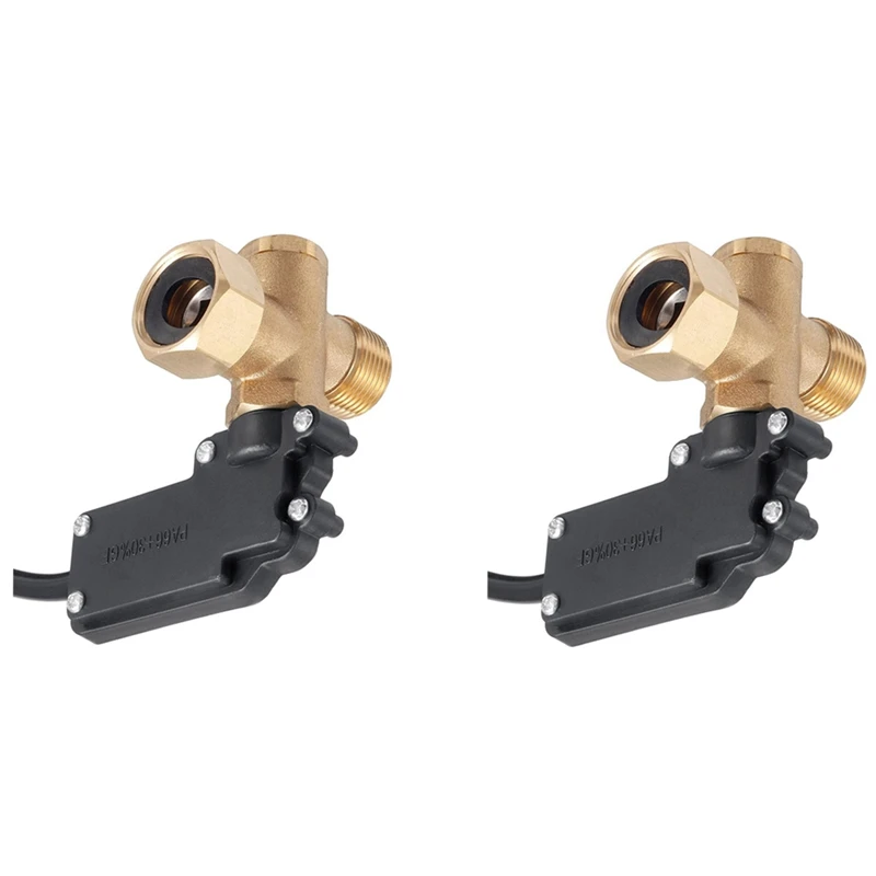 

2X 220V Automatic Water Pressure Sensing Switch Device 55/58 Model Car Washing Machine Start/Stop Accessories