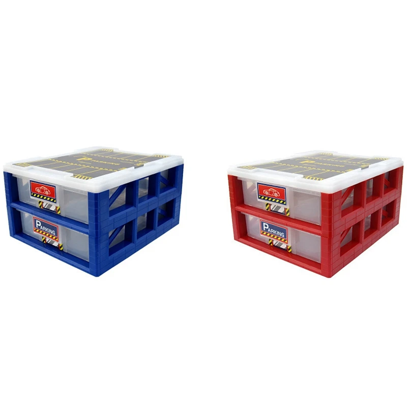 

Car Parking Storage Box Alloy Luxury Mini Car Model Auto Carport Garage Toy Collection Model Child Gift