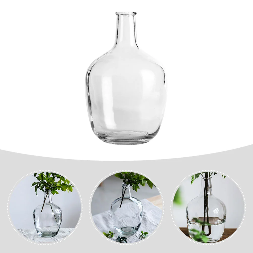 

Vase Vases Flower Branch Arrangement Container Bell Plants Glass Decorative Floral Holder Office