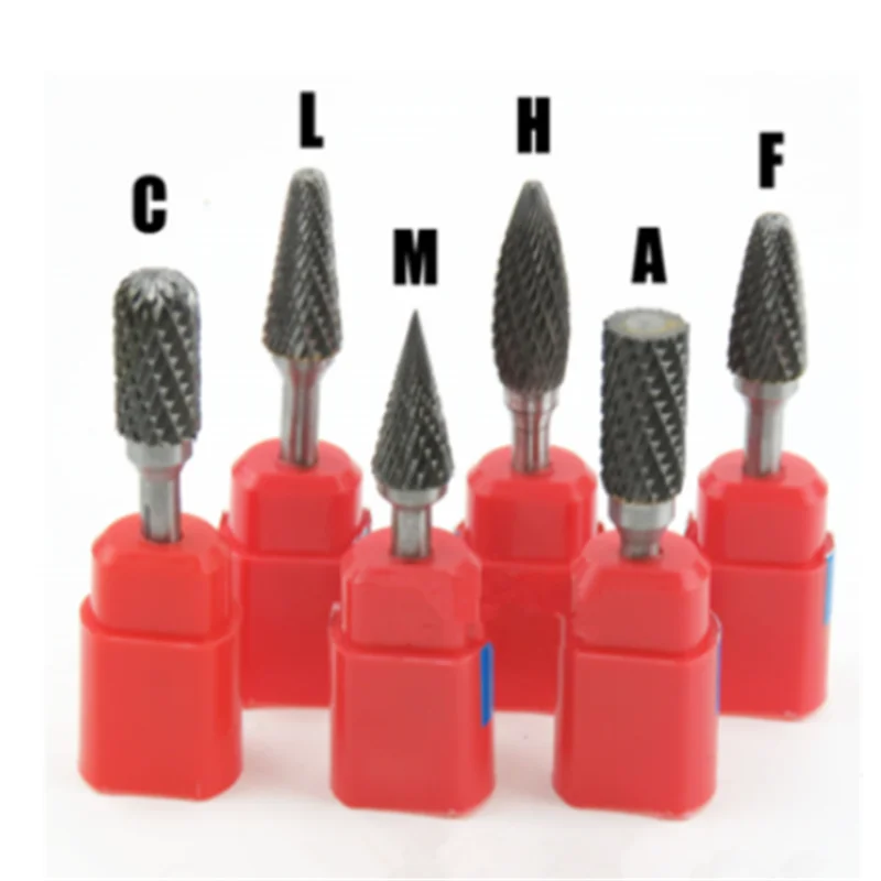 

6PCS/set Assorted Tungsten Carbide Rotary Point Burr Die Grinder Bit 6mm Shank Milling Cutter Abrasive Tools