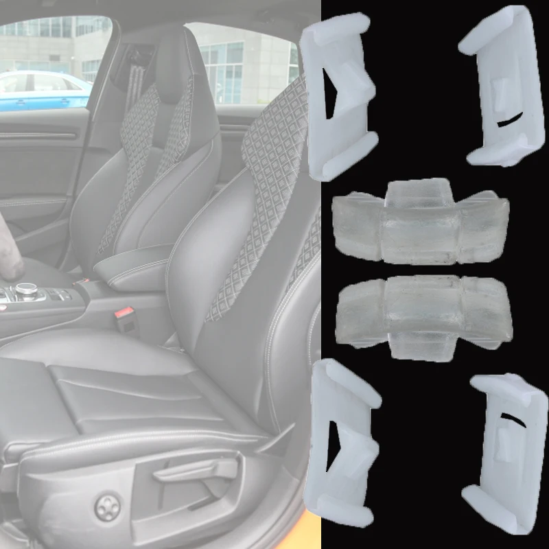 

6X Car Seat Slide Slider Guide Rail Clip For Audi VW Seat 191-881-213 171-881-213B 435-881-203-A