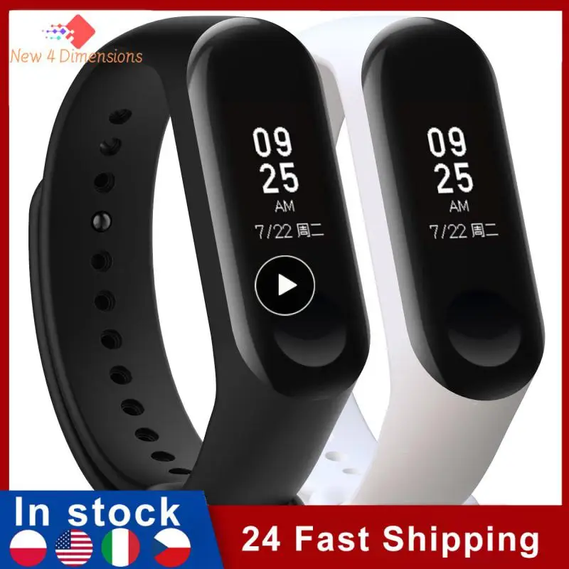 

2/4/6PCS Watch Strap For Mi Band 4 3Wristband Silicone Bracelet Wrist Straps MiBand4 Soft Comfortable Strap Smartwatch