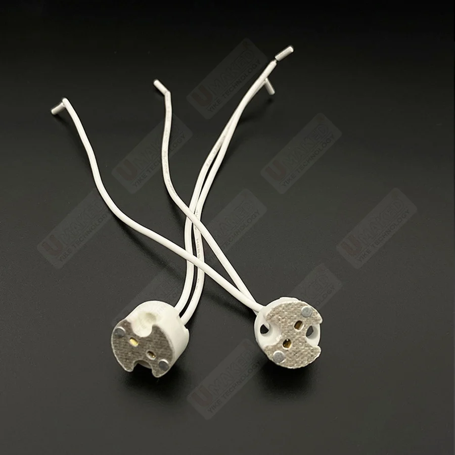 GU10 G5.3 цоколь лампы керамический держатель светильника разъем адаптер провод для