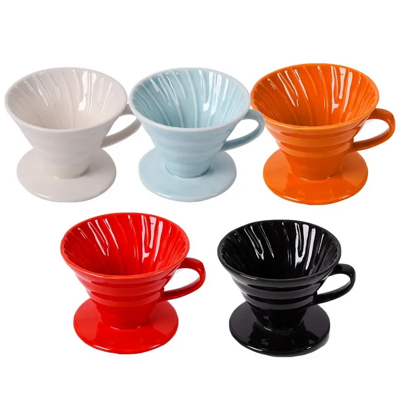 

Engine Coffee Style Dripper Separate Drip Pour Coffee For Filter Over Ceramic Cup Maker Cups Permanent Coffee 1-4 Stand