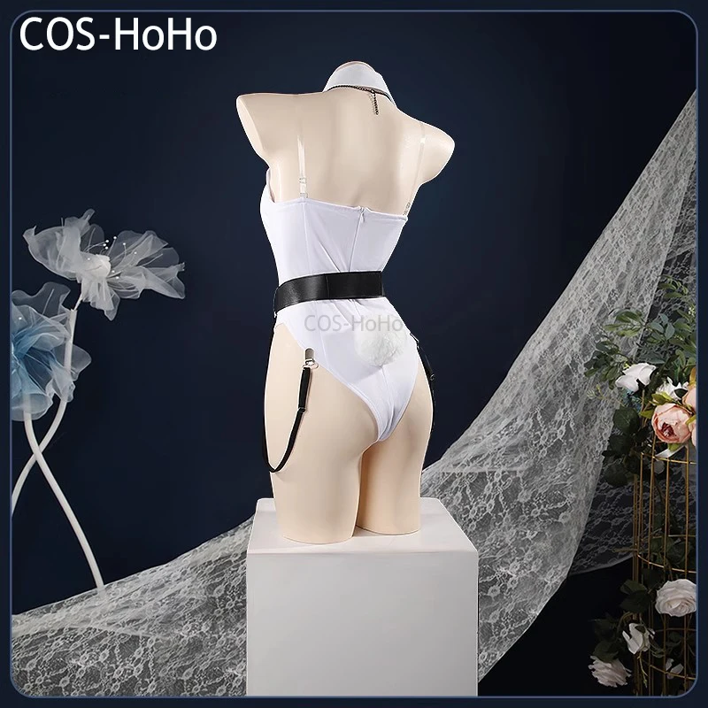 COS-HoHo Vtuber Hibachi Mana Feminization Bunny Girl игровой костюм прекрасная униформа косплей